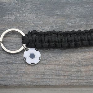 Soccer Keychain - Black